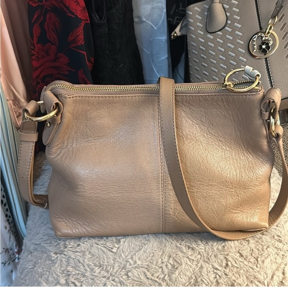 See By Chloe Tan and Pink Crossbody Bag with Saddle Shape - Picture 3 of 14